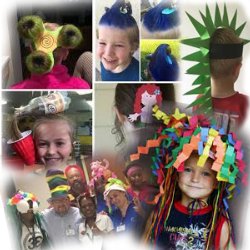 crazy hat /hair examples